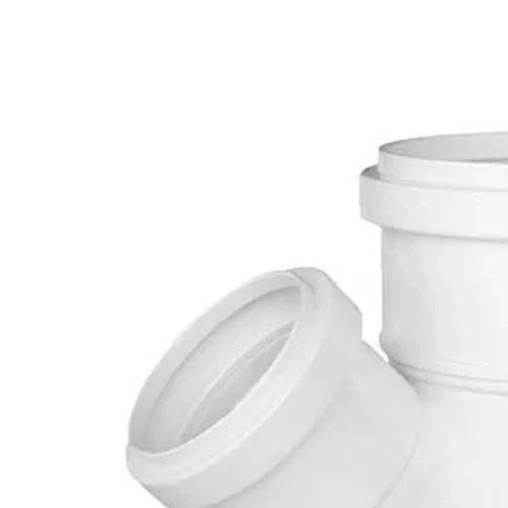 Junção De Redução Pvc Para Esgoto 75x50mm - 4