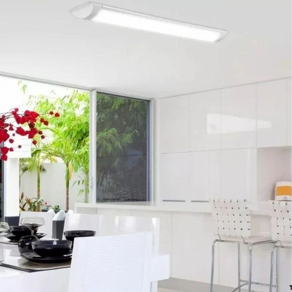 Luminaria Led Sobrepor Slim 36w 6500k 120cm Cristallux - 2