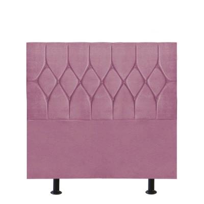 Cabeceira Estofada Cama Box Solteiro 100cm Istambul Corino Rosa Bebe- Mabe Magazine