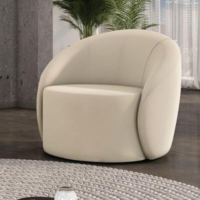 Poltrona Decorativa Orgânica Lua Veludo D03 - D'rossi Mostarda