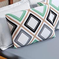 Edredom 2,40 X 2,20m + Jogo De Cama Malha Quality Queen 04 Peças 100% Algodão - Harmony - 6