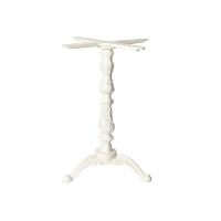 Kit Pé De Mesa Base Trava Veroninha Alumínio Fundido Branco - 1