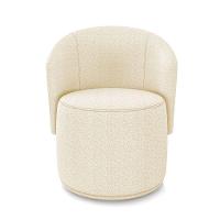 Poltrona Decorativa Orgânica Fixa Para Sala Kit 2 Malu Bouclê M11 - D'rossi Pistache - 5