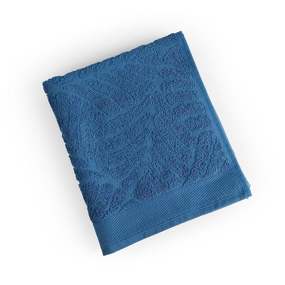 Jogo De Banho Native Toalhas Macias Costela De Adão 100% Algodão Fio Penteado 5 Peças Azul E Pitáia - 6