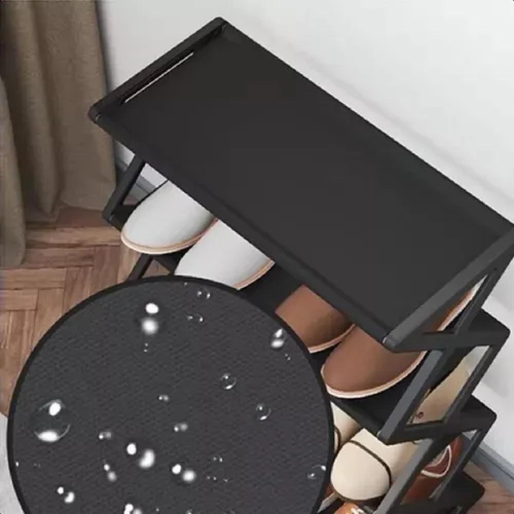Sapateira Organizadora Portátil 8 Níveis Preta – Alta Capacidade E Design Moderno Para Casa E Quarto - 4