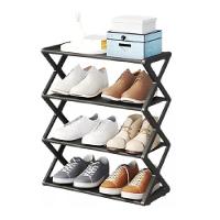 Sapateira Organizadora Portátil 8 Níveis Preta – Alta Capacidade E Design Moderno Para Casa E Quarto - 1