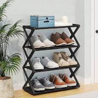 Sapateira Organizadora Portátil 8 Níveis Preta – Alta Capacidade E Design Moderno Para Casa E Quarto - 2