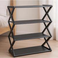 Sapateira Organizadora Portátil 8 Níveis Preta – Alta Capacidade E Design Moderno Para Casa E Quarto - 6