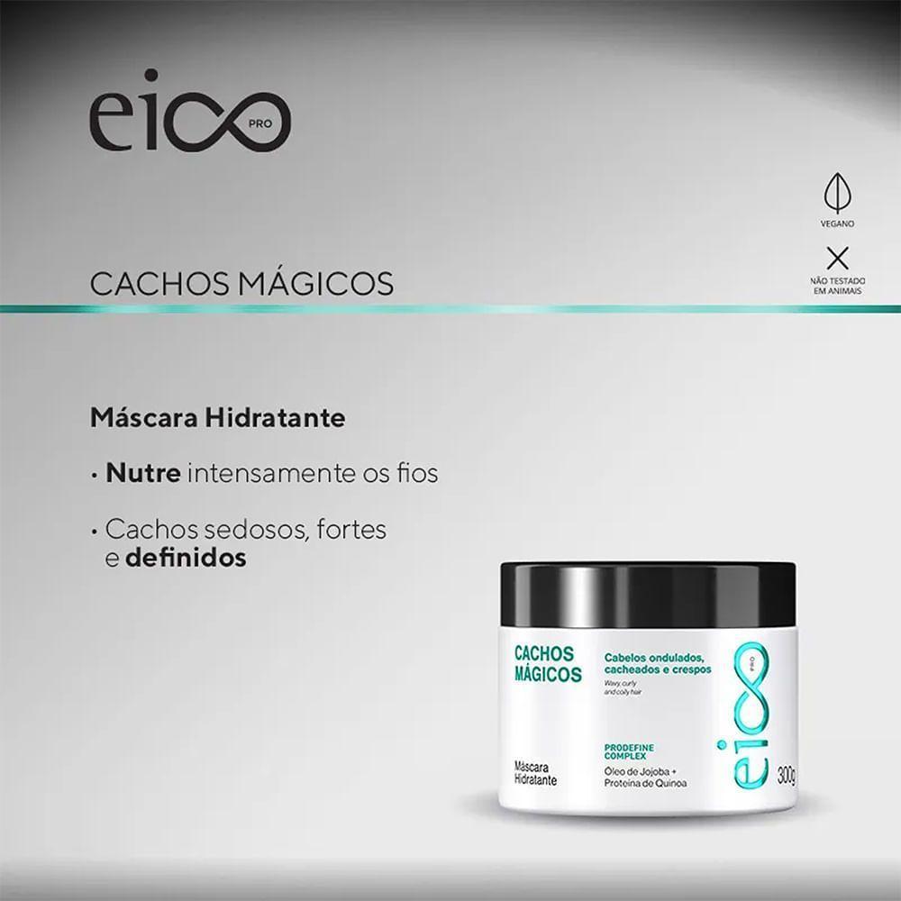 Kit Eico Pro Cachos Mágicos Sha 300ml + Más 300ml - 3
