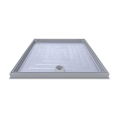 Tampão Articulado C Rebaixo Passagem Inspeção Cinza 40x40cm