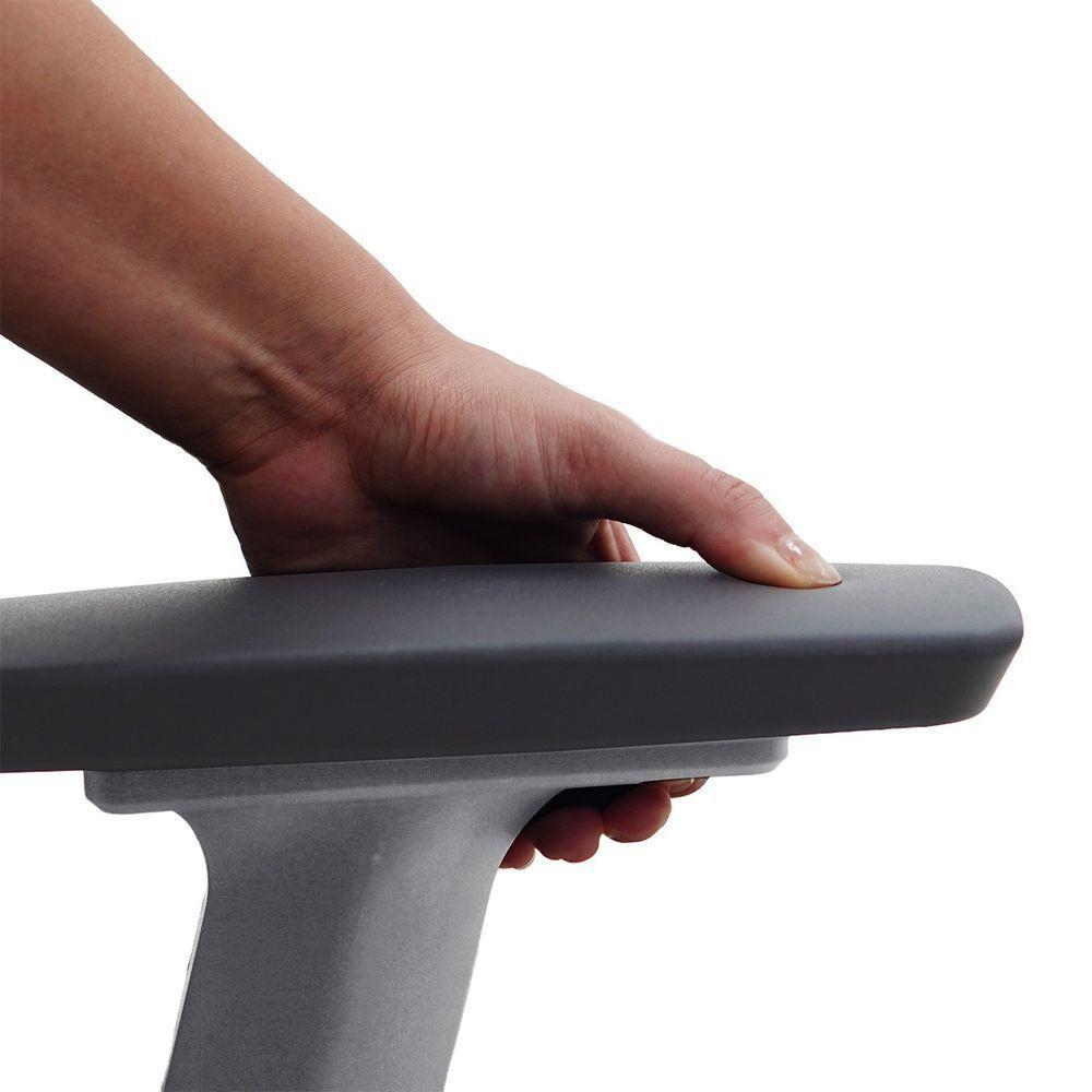 Cadeira Escritório Nr-17 Giratória Diretor Vancouver Cinza Braços 3d Cinza - 5