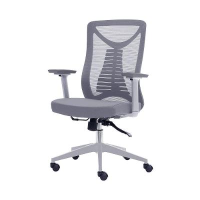 Cadeira Escritório Nr-17 Giratória Diretor Vancouver Cinza Braços 3d Cinza