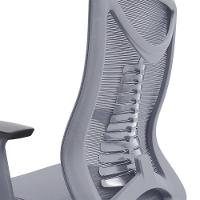 Cadeira Escritório Nr-17 Giratória Diretor Vancouver Cinza Braços 3d Cinza - 6