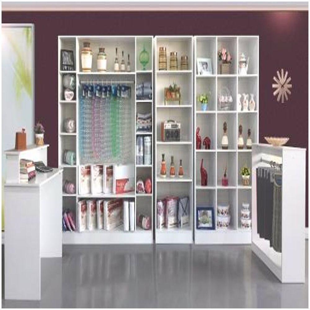 Kit Loja com Colméias Estante Balcão Arara e de Atendimento - 6