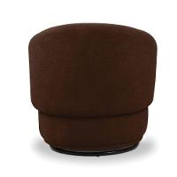 Poltrona Decorativa Orgânica Kit 2 Névoa Bouclê E03 - D'rossi Marrom - 8