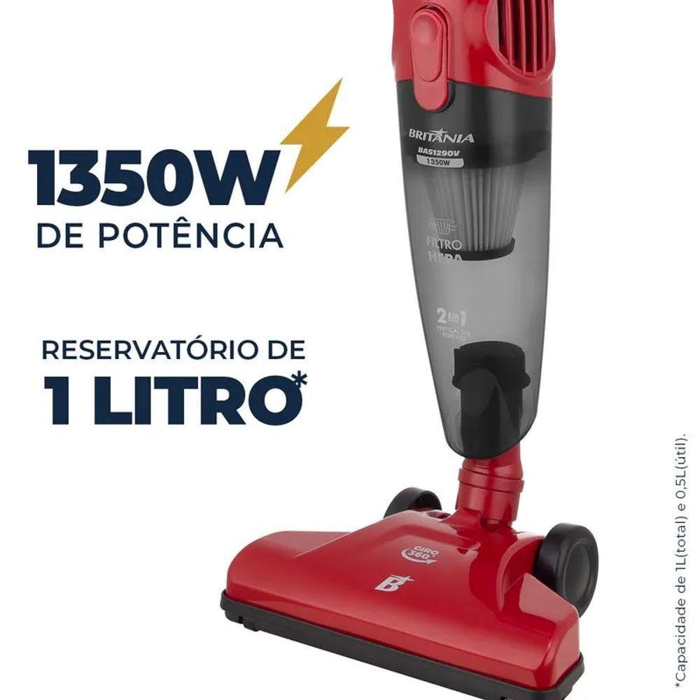 Aspirador De Pó Vertical Britânia 2 Em 1 220V - 3