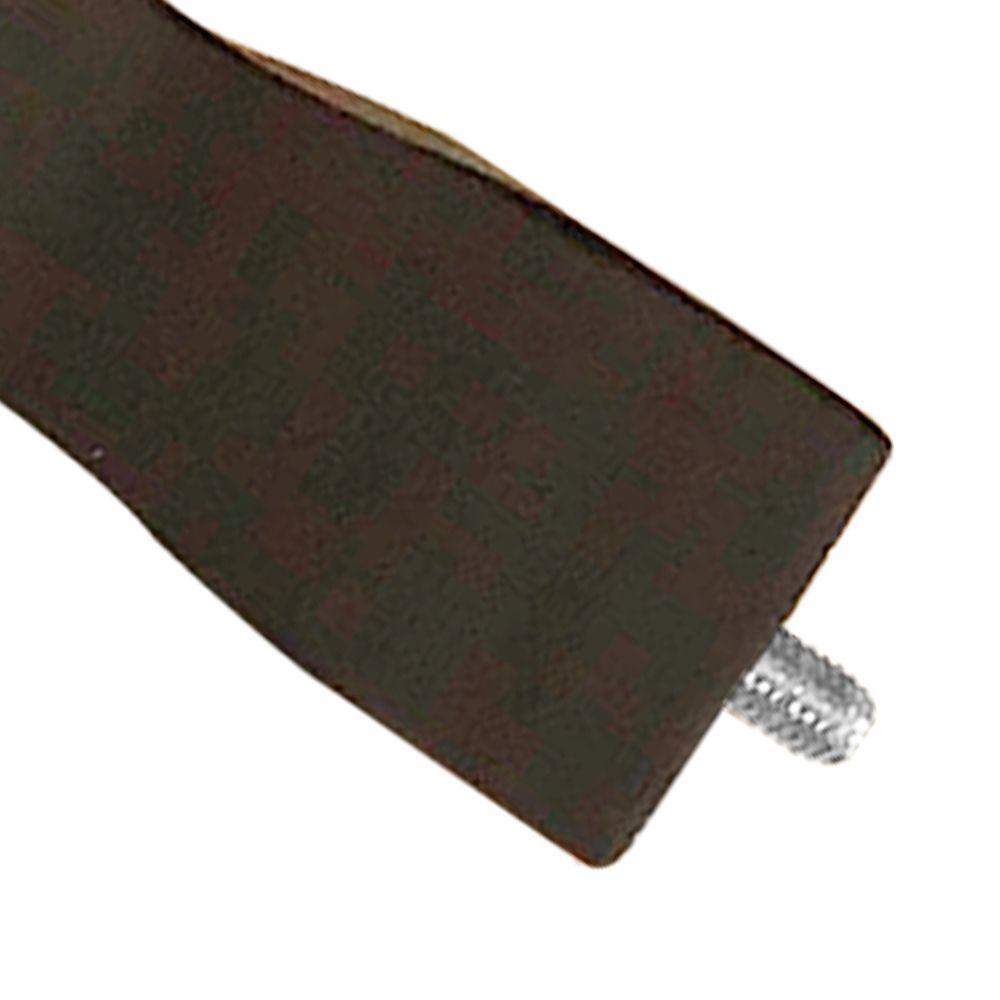 Kit 04 Pés Pardal Tabaco 10cm Com Rosca Metal Para Móveis D10 - D'rossi - 2