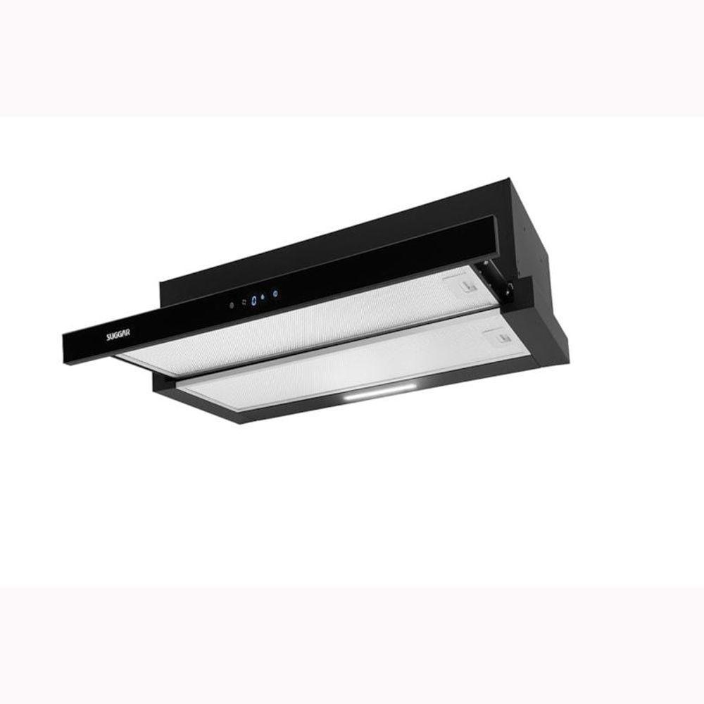 Depurador De Embutir Slim Touch 60 Cm Preto Suggar 220V - 4