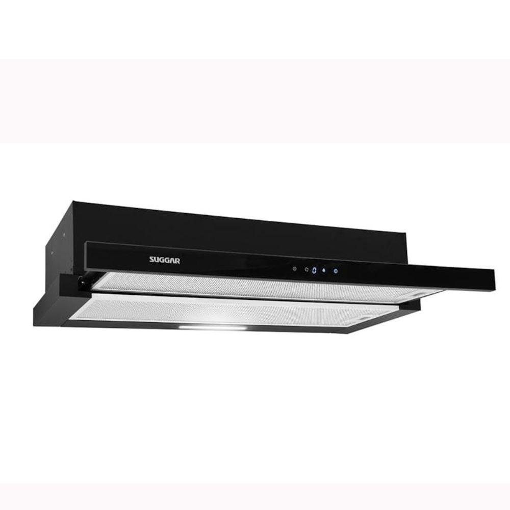 Depurador De Embutir Slim Touch 60 Cm Preto Suggar 220V - 9