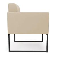 Poltrona Elisa Suede Base Metálica Industrial Preto D03 - D'rossi Marrom - 5