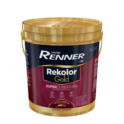 Tinta Rekolor Gold Supercobertura Branco 16l Renner