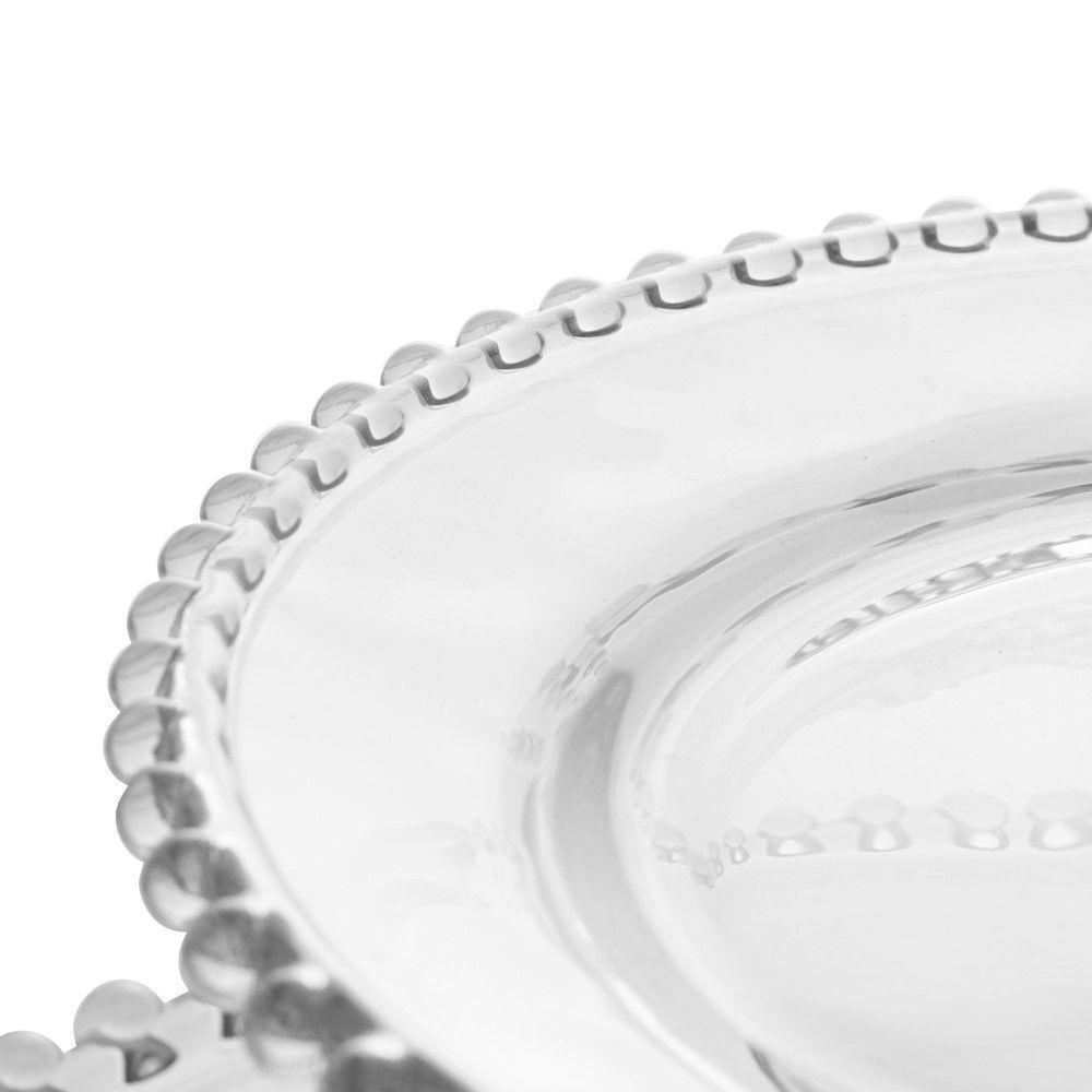 Porta Doces De Cristal 2 Andares Pearl 19,5-32 X 24 Cm Wolff - 3