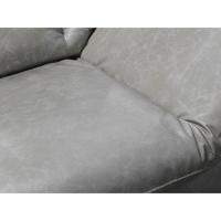 Poltrona De Couro Soft Glider Elétrica Soft Gray - Mempra - 7
