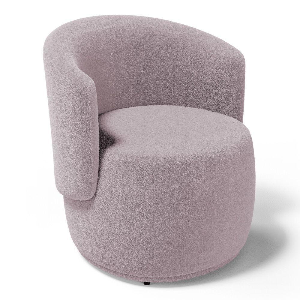 Kit 2 Poltronas E 1 Namoradeira Aisha Orgânica Bouclê Rosê - Abmaza - 9