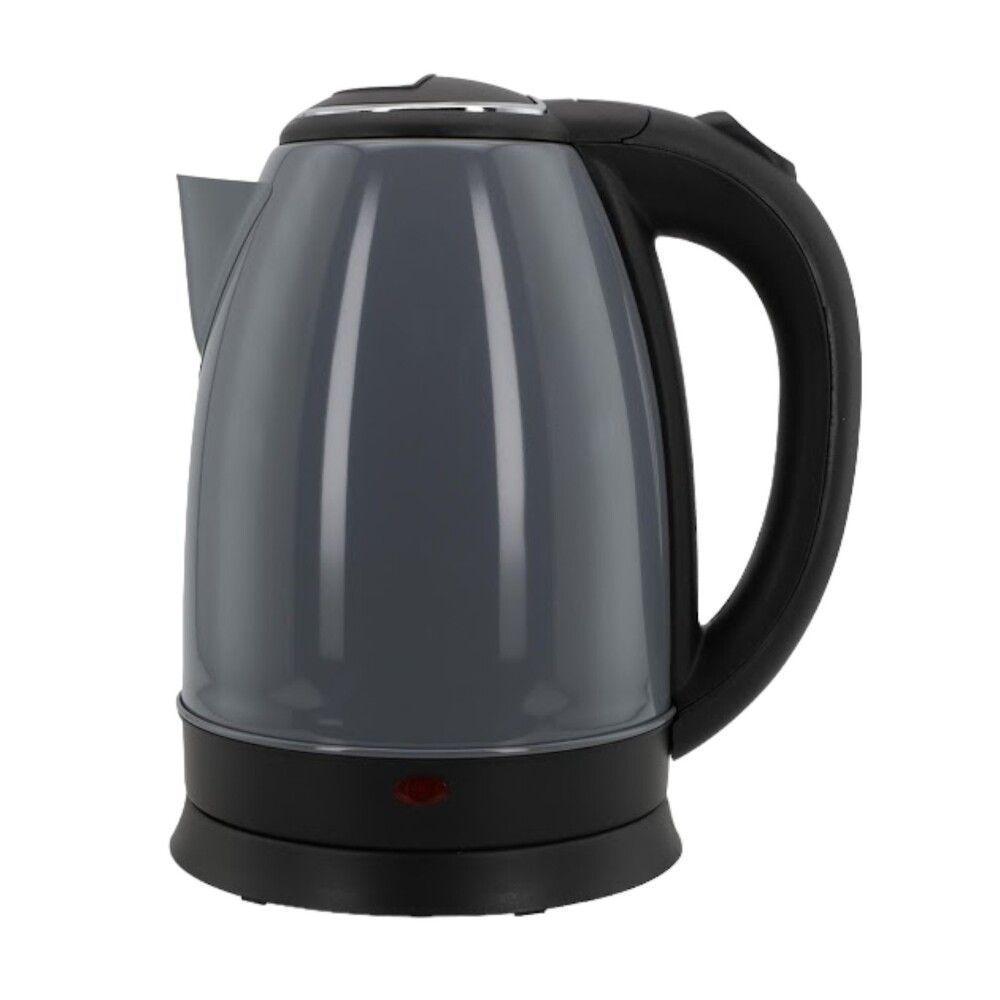 Chaleira Elétrica 1,8l Em Inox Cinza 1500W Rápida Fervura Tpc 220V - 2