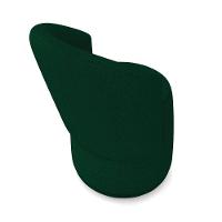 Poltrona Decorativa Orgânica Fixa Para Sala Kit 2 Malu Bouclê Verde M11 - D'rossi - 8