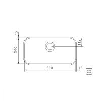 Cuba N.2 Tramontina Lavínia Prime Em Aço Inox Alto Brilho - 2