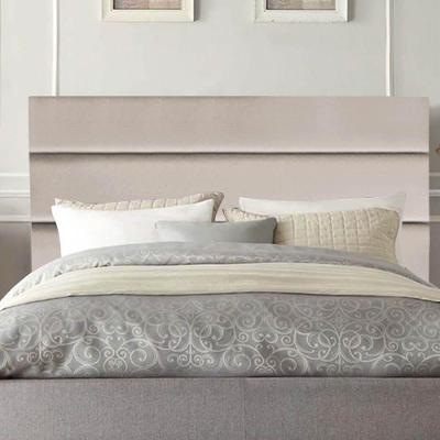 Cabeceira Estofada Cama Box Casal 140cm Argentina Suede Bege- Mabe Magazine
