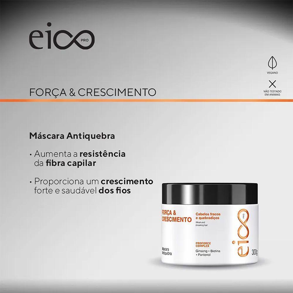 Kit Eico Pro Força & Crescimento Sha 300ml + Mas 300g - 2