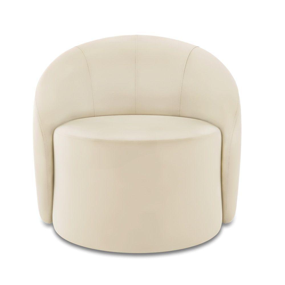 Poltrona Decorativa Orgânica Kit 2 Lua Veludo D03 - D'rossi Mostarda - 5