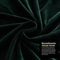 Poltrona Decorativa Aisha Orgânica Veludo Verde Escuro - Abmaza - 5