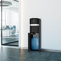 Bebedouro EOS Coluna Água Galão Embaixo Quente/Frio Compressor EBC02CP Preto 110V