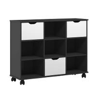 Nicho Organizador Com Rodízios Toys 6 Gavetas Q01 Preto/branco - Mpozenato - 3