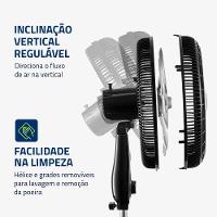 Ventilador Mondial 50cm VTX-50C-8P Super Turbo Coluna 220V
