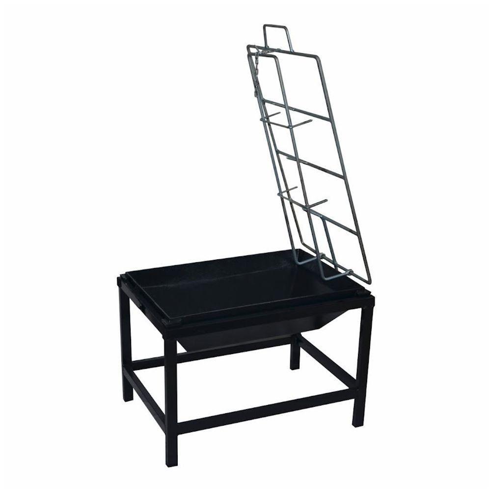 Churrasqueira Lareira Fogo De Chão De Aço Carbono 63x44x43cm - 2