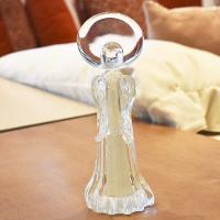 Anjo Decorativo Imagem Cristal Murano Pérola São Marcos 28×10,5cm