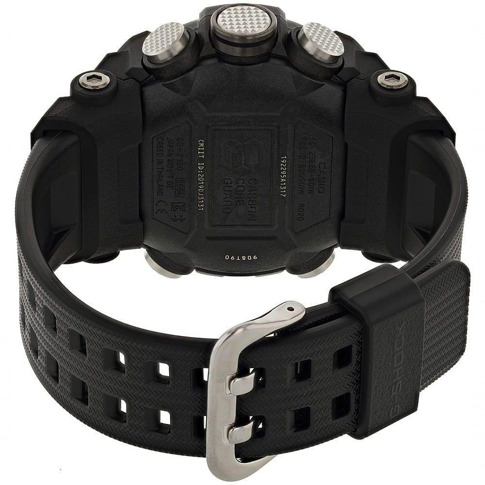 Casio - Relógio Masculino G-shock Mudmaster Com Sensor Triplo Analógico-digital Mobile Link 51 Mm - Preto-ggb100-1a - 4