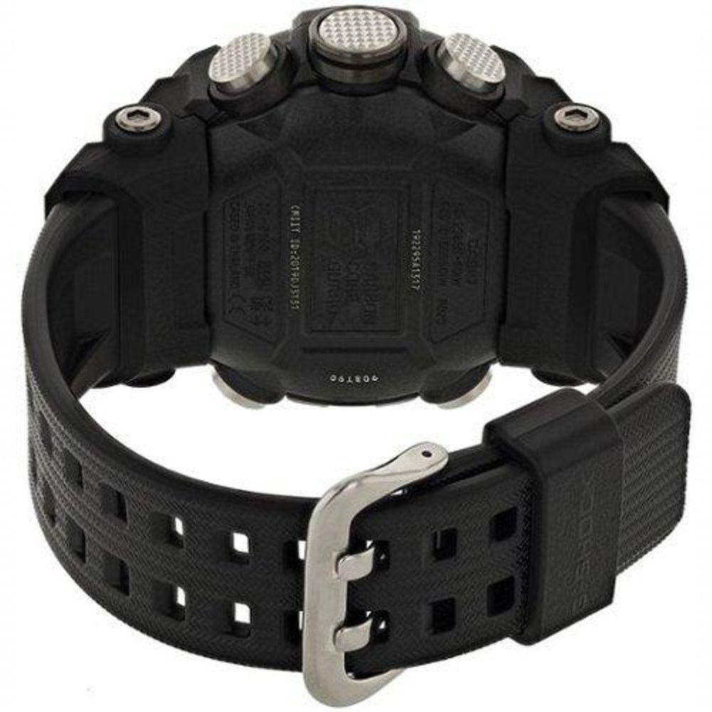 Casio - Relógio Masculino G-shock Mudmaster Com Sensor Triplo Analógico-digital Mobile Link 51 Mm - Preto-ggb100-1a - 5