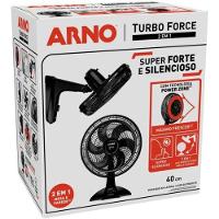 Ventilador Arno Turbo Force 2 Em 1 Preto 220V - 8