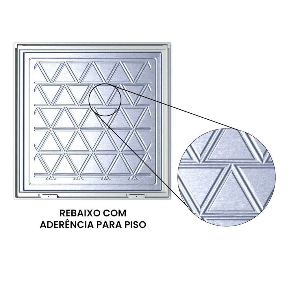 Tampa Piscina Casa Máquina 70x70 Articulada Rebaixada Branca - 4