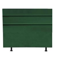 Cabeceira Estofada Cama Box King 195cm Argentina Suede Verde- Mabe Magazine - 2