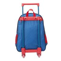 Mochila Escolar Infantil Com Rodinhas Spider Man 13350 Azul - Xeryus - 3