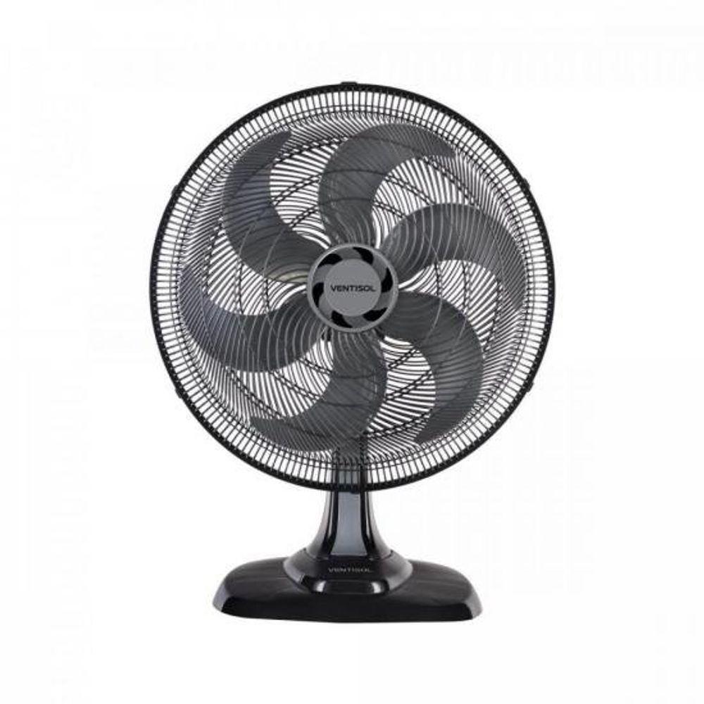 Ventilador De Mesa Ventisol Turbo 6 50cm Preto 220V - 1