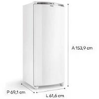 Freezer Vertical Consul 1 Porta 231 Litros CVU26FBBNA Branco 220V - 4