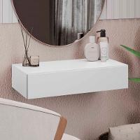 Penteadeira Suspensa 60cm 1 Gaveta Carina Z34 Branco - Mpozenato - 2