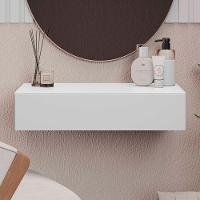 Penteadeira Suspensa 60cm 1 Gaveta Carina Z34 Branco - Mpozenato - 7